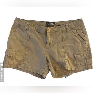 The North Face Tan Cargo Shorts Size 10